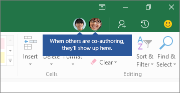 Nutzer, die gleichzeitig online sind, werden in der Toolbar angezeigt. (Bild: Microsoft)